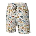 thumbnail image 5 of Kdxio Dogs Funny Pets Pattern Mens Casual Shorts - Drawstring Summer Beach Sports Shorts for Men, 5 of 9