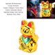 thumbnail image 4 of Gato de la Suerte Feng Shui Brazo que Agita Solar Plástico Amuleto de Buena Suerte para Escritorio de Oficina Decoración del Hogar o del Coche ANGGREK Otros, 4 of 8