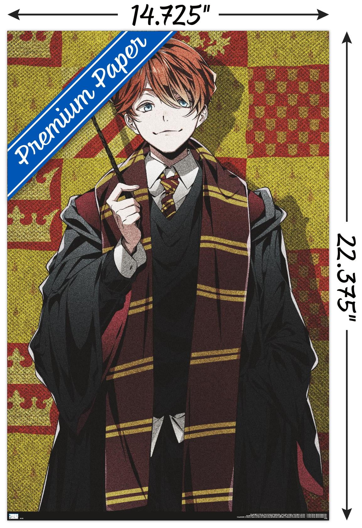 The Wizarding World: Harry Potter - Dynasty Ron Wall Poster, 14.725" x 22.375"