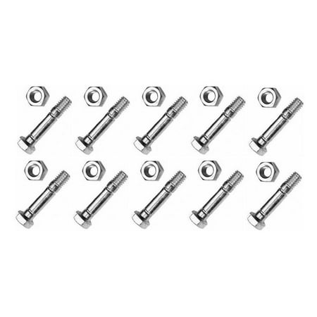 

The ROP Shop | (10) Shear Pins & Bolts for Troy-Bilt 10030 190-627 190-823 7524 8524 8526 9528