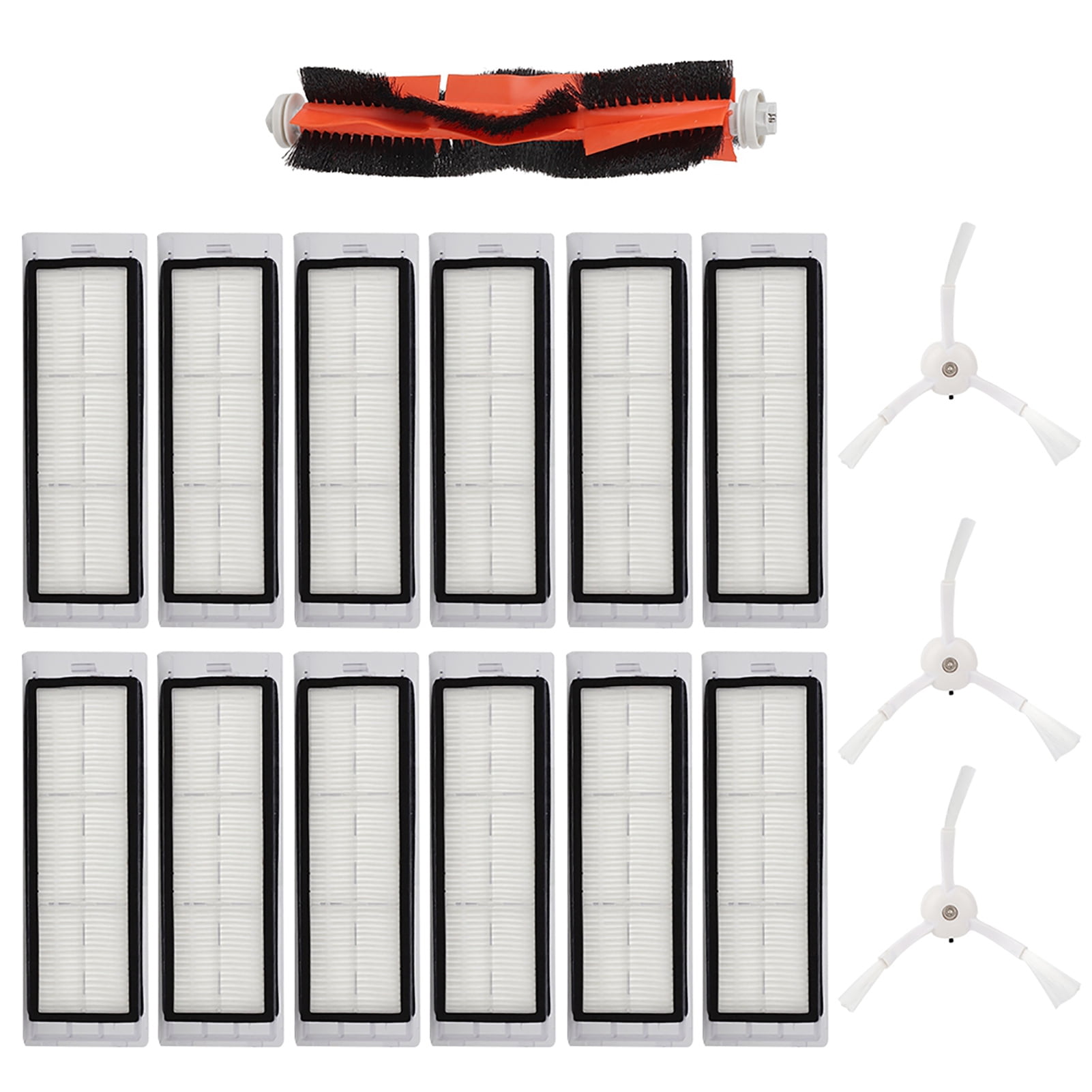 FLAMEEN Vacuum Cleaner Side Brushes Rolling Brush Filters Replacements Parts Fit For Roborock Robot Vacuum Cleaner,Vacuum Cleaner Accessory,Replacements Parts For Roborock Vacuum Cleaner