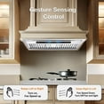 thumbnail image 5 of Awoco 36" Built-In Insert Stainless Steel Range Hood - Voice & Gesture - 800 CFM - 6" Top Vent, 5 of 5