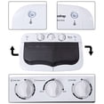 thumbnail image 6 of Hassch Semi-Automatic Washing Machine with 2 Tub, Compact Laundry Machine with Built-in Drain for Home, Apartment, Gray, 6 of 10