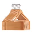 thumbnail image 1 of Ganchos de Madera Premium, Set de 30, con Gancho Giratorio 360° en Acero Inoxidable, Barra Antideslizante, Ideal para Ropa Pesada, 1 of 9