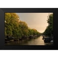 thumbnail image 2 of Berzel, Erin 24x17 Black Modern Framed Museum Art Print Titled - Amsterdam Singel Canal III, 2 of 5