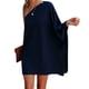thumbnail image 1 of SAYOO Vestido corto de fiesta de club de verano con manga de murciélago suelta de un hombro para mujer SAYOO  Sexy, 1 of 5