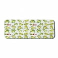 thumbnail image 1 of Cartoon Computer Mouse Pad, Frogs in Different Positions Funny Happy Expressions Faces Toads, Rectangle Non-Slip Rubber Mousepad Large, 31" x 12" Gaming Size, Green Yellow Red, by Ambesonne, 1 of 2