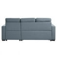 thumbnail image 3 of Lexicon Cornish 2-piece Reversible Sectional with Pull-Out Bed in Blue, 3 of 10