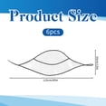 thumbnail image 2 of 6Pcs Rain Hat, Reusable Clear Waterproof Rain Caps for Women and Men(White Edge), 2 of 7