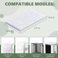 thumbnail image 2 of 24-Pack Aroma Pads for LEVOIT Humidifier, Replacement Filters Compatible with LEVOIT LV600S, Classic300S, LV600HH, OasisMist450S Top Fill Series Humidifiers, White, 2 of 6