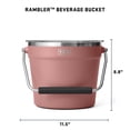 thumbnail image 4 of Cubo para bebidas YETI Rambler Sandstone Pink 18/8 de acero inoxidable, 4 of 7