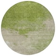 thumbnail image 2 of Addison Rugs Chantille Indoor/Outdoor Transitional Watercolors Olive Washable Round Rug, 8' x 8', 2 of 6