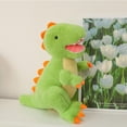 thumbnail image 3 of Bewildely Juego de figuras de dinosaurios de peluche, educativo y entretenido, Kbibck, lindos juguetes de peluche de dinosaurios. Animales de peluche y juguetes de peluche, 3 of 6