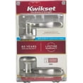 thumbnail image 4 of Kwikset 97300-817 Tustin Traditional Wave Bedroom/Bathroom Privacy Locking Door Lever Handle in Satin Nickel,, 4 of 4