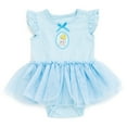 thumbnail image 3 of Disney Princess Cinderella Cosplay Bodysuit With Skirt Overlay & Headband Outfit Set Newborn to Infant, 3 of 5