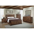 thumbnail image 2 of Picket House Furnishings Wren King 3PC Platform Storage Bedroom Set In Chestnut, 2 of 8