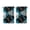 Marble Modern Geometric-21, variant on Marble Modern Geometric Flowers Abstract Kitchen Curtains - Vintage Tier Cafe Curtains for Bathroom Living RV Rod Pocket Window Drapes 36 Inch 2 Panels Set 28"x36" Window Treatment Tiers
