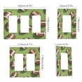 thumbnail image 2 of Yayeee Rocker Switch Wall Plate 1-Gang 4.6"x2.9" Home Decorative Outlet Cover, Game Day Footballs, 2 of 6