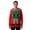 Red - Elf, variant on #followme Mens Ugly Christmas Sweater - Sweaters for Men 6774-215-XXL