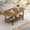 Retro Color, variant on Studyset Oval Coffee Table Brown, 2 Tier Center Table with Open Storage, Modern Industrial Tea Table, Wooden Cocktail Table with Metal Frame for Living Room, Farmhouse Console Table