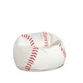 thumbnail image 2 of Big Joe Sports Ball Child-Sized Bean Bag Chair, Baseball Plush, Soft Polyester, 2.5 feet, 2 of 5