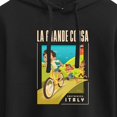thumbnail image 3 of Luca - La Grande Corsa Postcard - Juniors Cropped Pullover Hoodie, 3 of 5