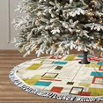 thumbnail image 1 of Falda con forma de árbol de Navidad GHYGTY moderna de mediados de siglo 122 cm con escote, 1 of 4