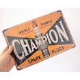 thumbnail image 2 of Retro Vintage Tin Metal Sign, Champion Double Ribbed Spark Plugs, Wall Decor for Home Garage Bar Man Cave, 8x12/20x30cm, 2 of 4