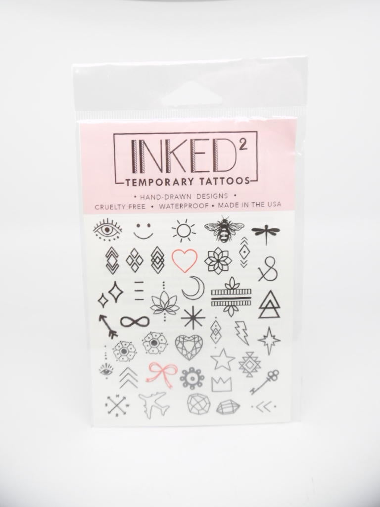 Buy INKED² Temporary Tattoos by Dani, HandDrawn Designs, Waterproof