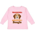 thumbnail image 3 of Inktastic Beagle Dog Gifts Protected By Boys or Girls Long Sleeve Toddler T-Shirt, 3 of 5