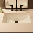thumbnail image 4 of Novatto Rectangular Undermount White Porcelain Sink with Overflow, 22.375-inches, 4 of 4
