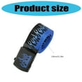 thumbnail image 3 of Hip Hop Trend Flame Pattern Belt With Metal Buckles Webbing Weave Fabric Adjustable Waist Strap For Punk Fashion Enthusiasts, 3 of 9
