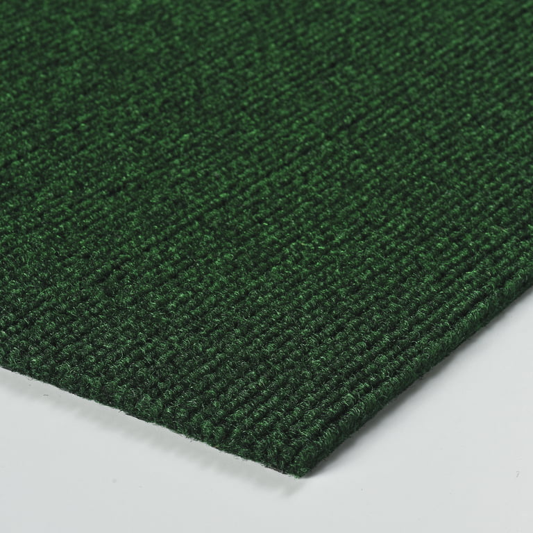 24 x 24 x 3/8 Thick Carpet-Top Tiles | We Sell Mats Hunter Green