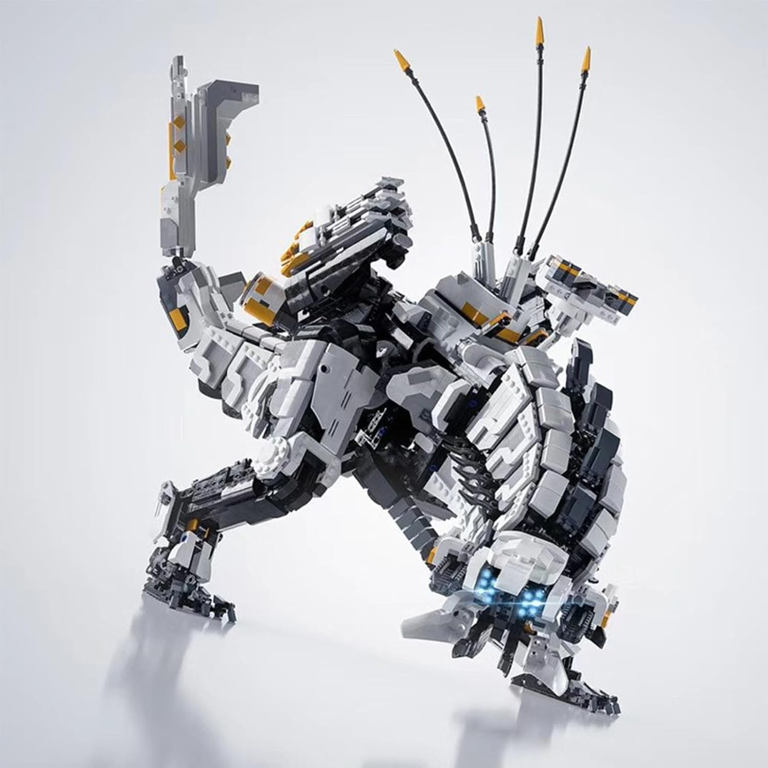 15474 Battle Monster Model Building Blocks Game Thunderjaw MOC