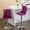 Purple, variant on Swivel Orange Velvet Barstools with 25 - 33 Inch Adjustment for Pub and Dining