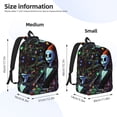 thumbnail image 2 of Goofa The Nightmare Before Christmas Pattern Durable Canvas Daypack - High-Quality Vintage Backpack, Compact & Versatile for Travel and Everyday Use-Small, 2 of 5