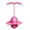 Pink, variant on Bouncing Ball With Handle, Bounce Jump Trick Board, Fun Anti-Slip Stick, Sturdy And Durable, Enhances Balance And Body Coordination