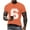 Orange, variant on VSSSJ Number 6 T-Shirt for Men Women Unisex Short Sleeve Crew Neck Basketball Football Tee Tops Sports Team Jersey Number T-Shirts Wine XL