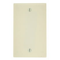 Leviton Almond 1 gang Thermoset Plastic Blank Wall Plate 1 pk