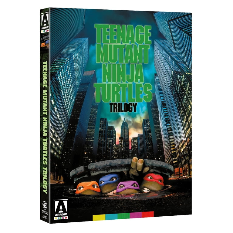 Arrow Video, Teenage Mutant Ninja Turtles Trilogy, 3-disc set