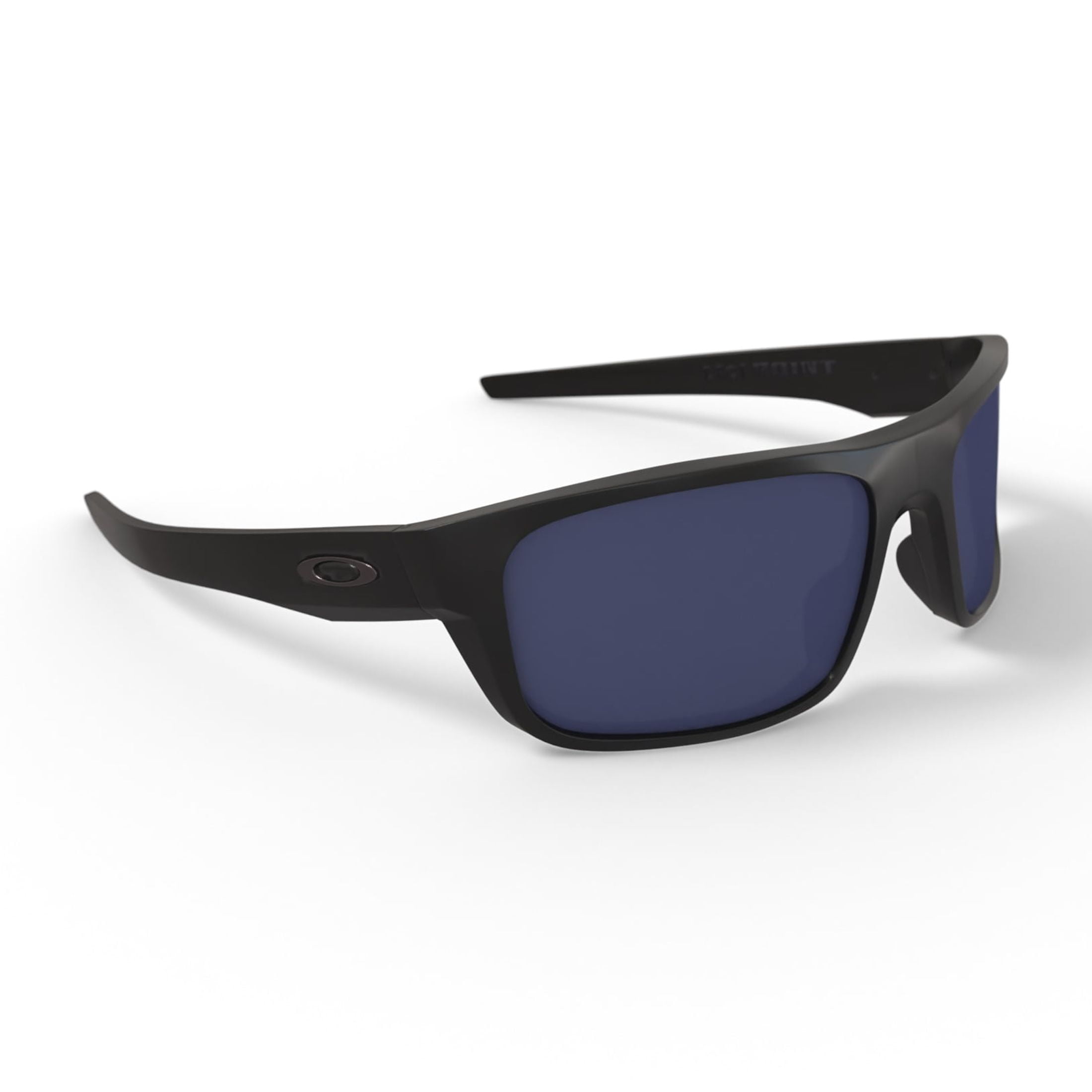 Oakley Men's OO9367 Drop Point Rectangular Sunglasses, Matte Black/Grey
