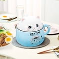 thumbnail image 3 of Decorative Cartoon Bowl Instant Noddles Container Multi-Purpose Ceramic Bowl, 3 of 9