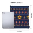 thumbnail image 3 of Native-American Pattern Drawstring Backpack Sackpack String Bag Cinch Waterproof Bags for Gym Sports Yoga Travel Beach Swimming shopping, 3 of 7
