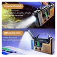 thumbnail image 2 of Emerncy Hand Crank Radio, Portable Solar Powered Multi-Function Survival ar With Hand Crank nerator, LED Lighting For Disaster Preparedness And Outdoor Use ,Handy Bright, 2 of 5