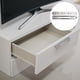 thumbnail image 4 of 2 pares de carriles de pista de cajones Diapositivas de cajones de tres secciones Accesorios de muebles (Plata), 4 of 6