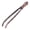 Copper, variant on Suodoka Metal Tea Cup Tongs Cup Pick Up Clip Portable Tableware Tweezers for Household Use, Bamboo Joint Alloy Kung Fu Tea Set Accessory, Ergonomic Anti-Scald Serving Tong, 6.3 inches / 16 cm, Copper