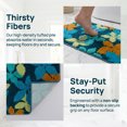 thumbnail image 4 of Unique Bargains Printed Ultra Soft Absorbent Shaggy Bath Mat Blue 32" x 20", 4 of 6