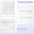 thumbnail image 3 of 130 Pcs Reusable Food Storage Bags, [60 Small, 40 Medium, 30 Large], Freezer Safe Bags with Double Zipper Seal, Food-Safe, for Kitchen, Travel, Batch Cooking, Food Preservation, 3 of 5