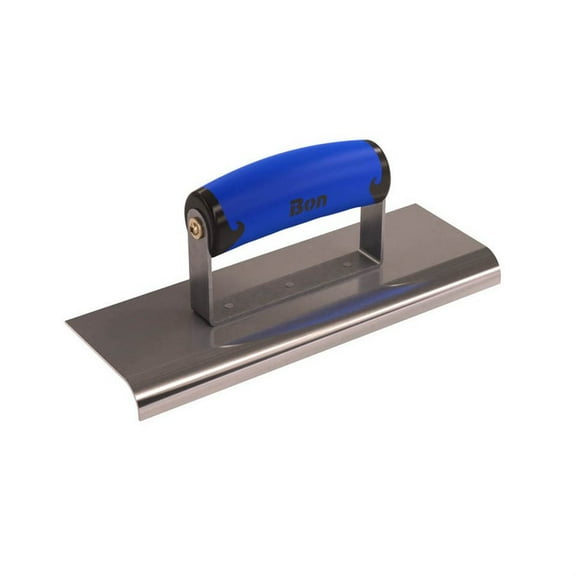 Bon 62-454 Edger - Stainless Steel 9-in. X 3-in. - 1/2-in. Radius X 5/8-in. Lip Comfort Grip Handle