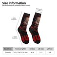 thumbnail image 2 of Goofa Chucky Printed Men's Crew Socks, Soft Durable Breathable Moisture-Wicking with Odor Control Cotton socks, 2 of 6